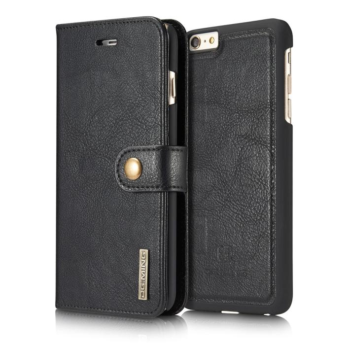 Bild 2, iPhone 6/6S - DG.MING 2in1 Magnet Fodral - Svart