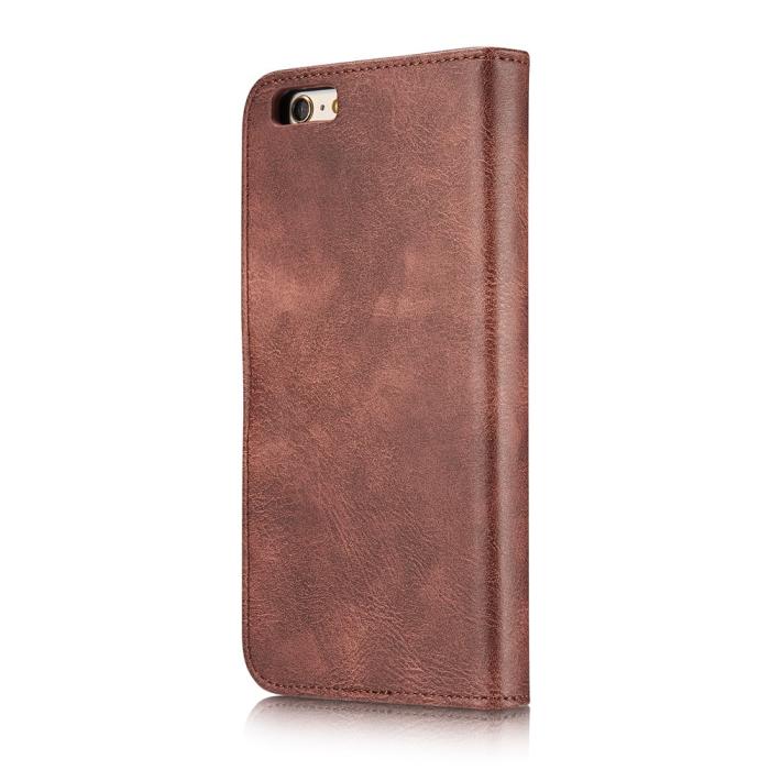 Bild 4, iPhone 6/6S - DG.MING 2in1 Magnet Fodral - Röd