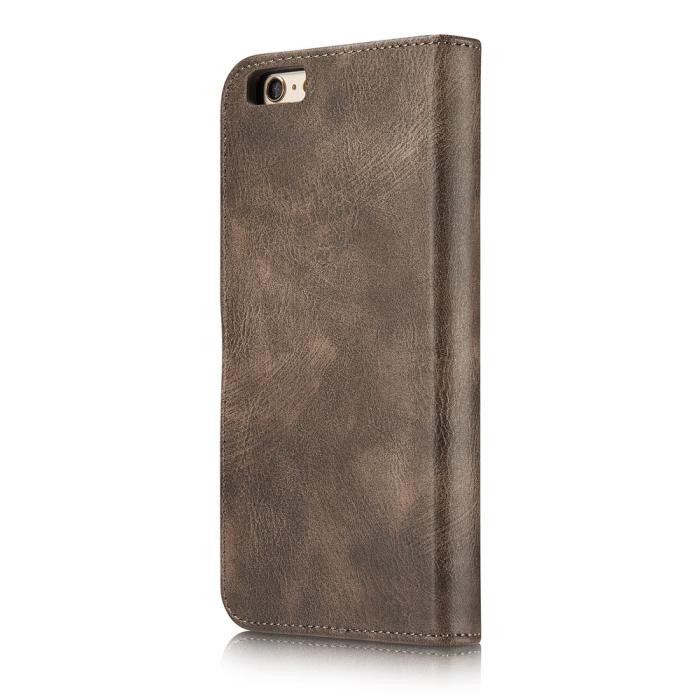 Bild 4, iPhone 6/6S - DG.MING 2in1 Magnet Fodral - Grå
