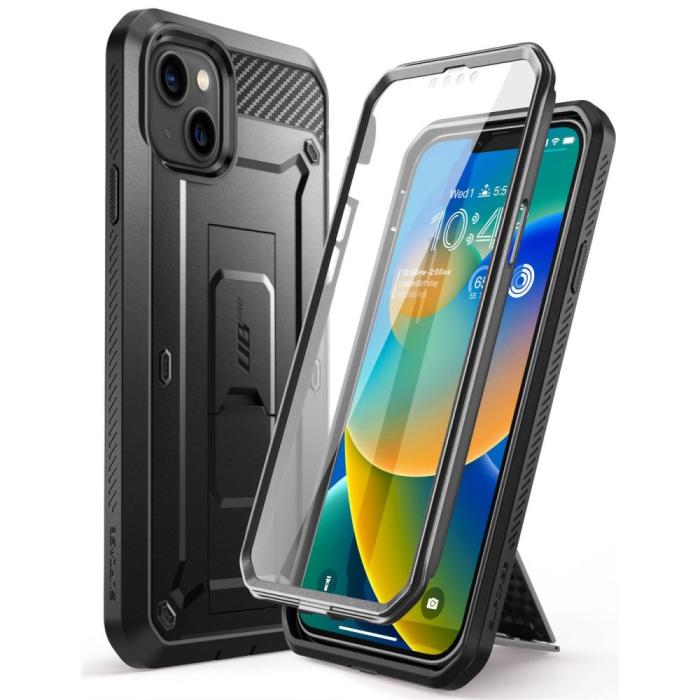 Bild 1, Supcase iPhone 14 / 13 Skal Unicorn Beetle Pro Svart