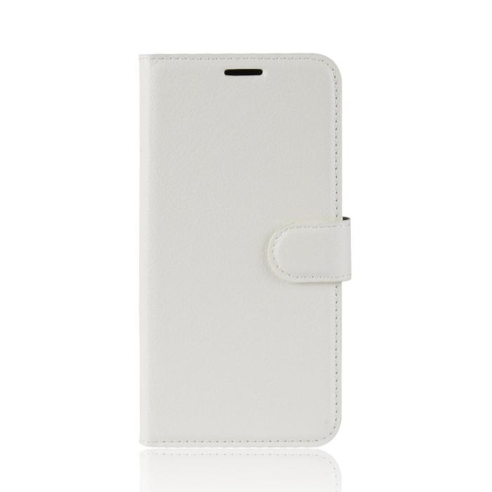 Bild 2, Huawei Y5 (2019) - Litchi Plånboksfodral - Vit
