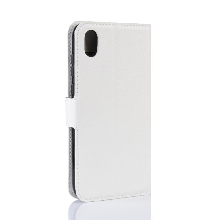 Bild 3, Huawei Y5 (2019) - Litchi Plånboksfodral - Vit