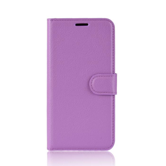 Bild 2, Huawei Y5 (2019) - Litchi Plånboksfodral - Lila