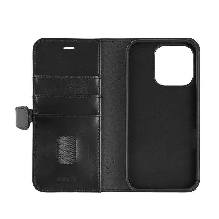 Bild 3, Buffalo iPhone 16 Pro Fodral MagSafe 2in1 Äkta Läder Svart