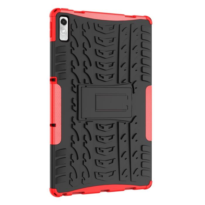 Bild 3, Lenovo Tab P11 Gen 2 Skal Rugged Kickstand Armor Röd