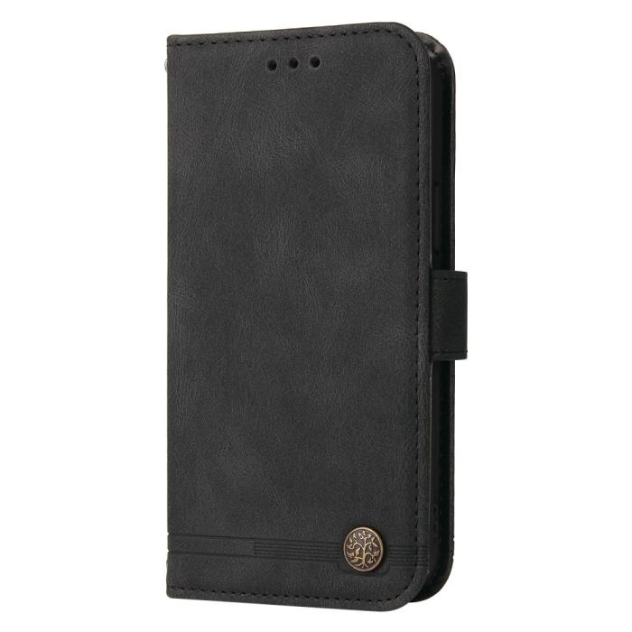 Bild 6, Samsung Galaxy A54 5G Fodral Skin Touch Läder Svart