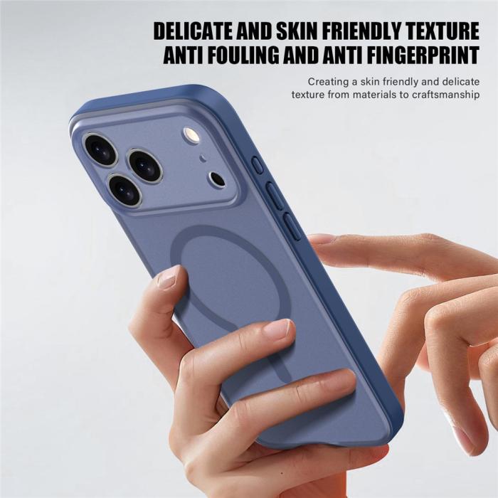 Bild 5, iPhone 17 Pro Max Skal MagSafe Skin Feel Frosted Vit