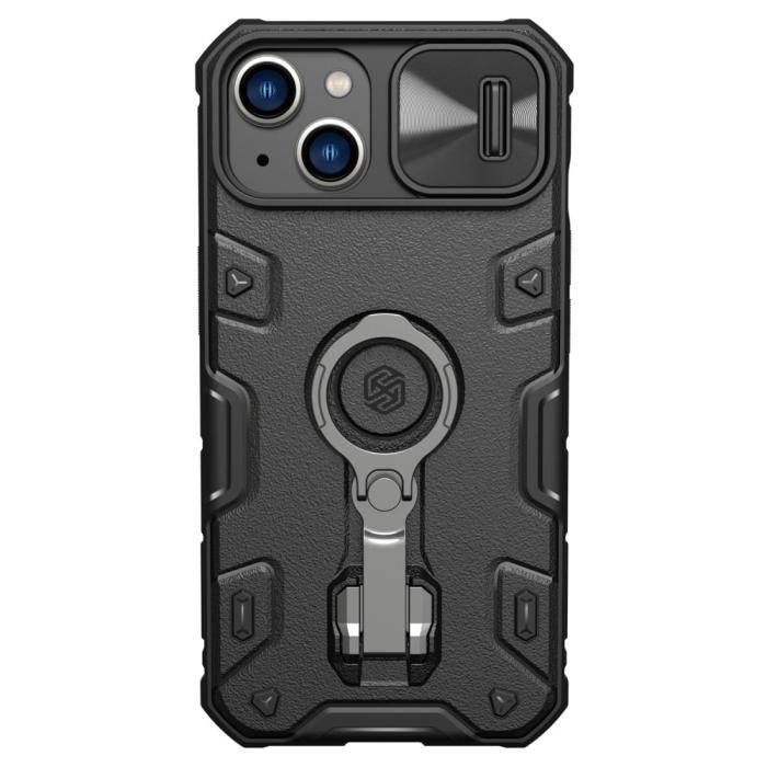 Bild 1, NILLKIN iPhone 14 / 13 Skal CamShield Armor Pro Svart