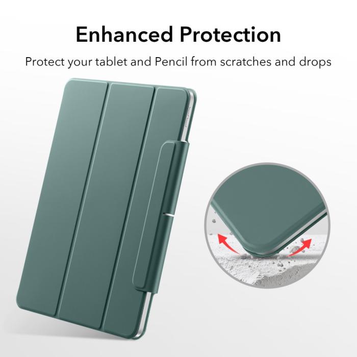 Bild 6, ESR iPad Pro 11 (2020/2021) 2in1 Magnetiskt Fodral Grön