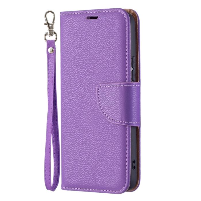 Bild 2, Samsung Galaxy S22 Fodral Litchi Shark Lila