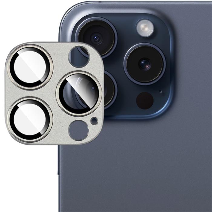 Bild 6, IMAK iPhone 16 Pro Max/16 Pro Linsskydd Grå