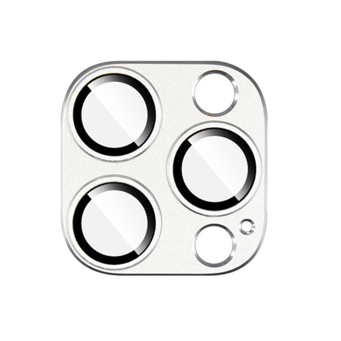 Bild 2, IMAK iPhone 16 Pro Max/16 Pro Linsskydd Silver