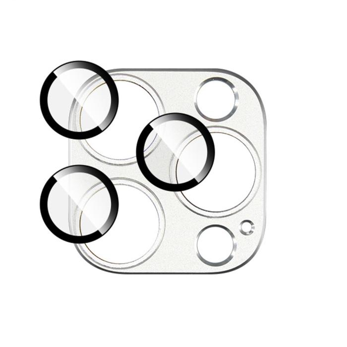 Bild 4, IMAK iPhone 16 Pro Max/16 Pro Linsskydd Silver
