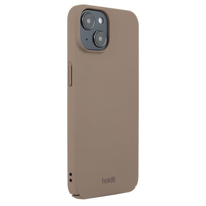 Bild 2, holdit iPhone 14 / 13 Mobilskal Slim Mocha Brown