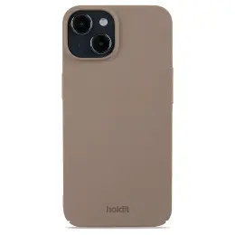 holdit iPhone 14 / 13 Mobilskal Slim Mocha Brown