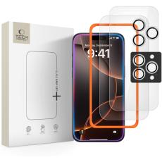 Tech-Protect iPhone 17 Pro Max/16 Pro Max 3-PACK Sk&auml;rmskydd/Linsskydd