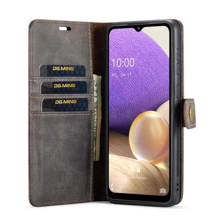 Bild 4, DG.MING Samsung Galaxy A33 5G 2in1 Magnet Fodral / Skal Grå