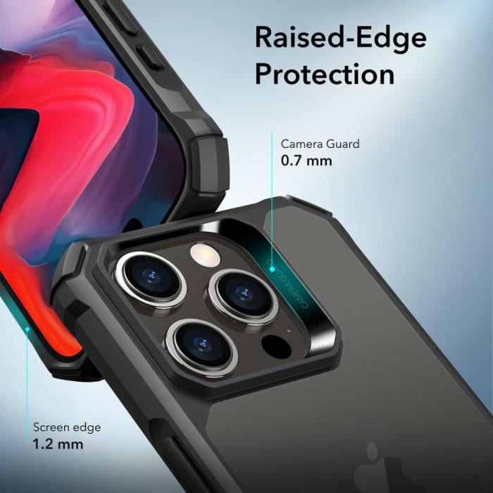 Bild 4, ESR iPhone 15 Pro Skal Air Armor Frostad Frostad Svart