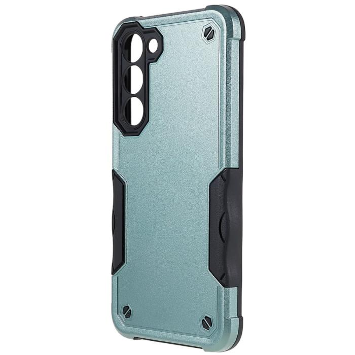 Bild 2, Samsung Galaxy S23 Plus Skal Shockproof Armor Grön