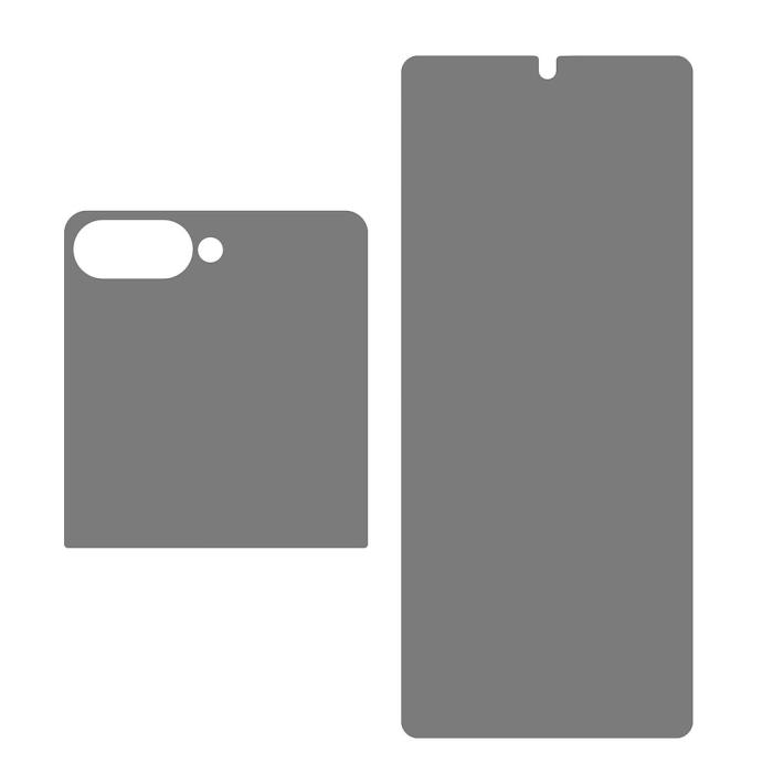 Bild 2, Samsung Galaxy Z Flip 8 Skärmskydd Privacy HydroGel