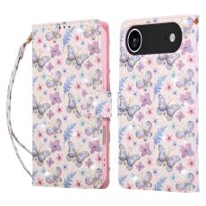 iPhone Air Fodral RFID L&auml;der Fj&auml;rilar / Blommor