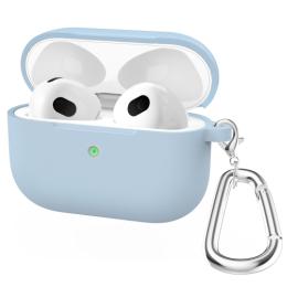 AirPods 3 Skal Silikon Med Krok Ljus Lila