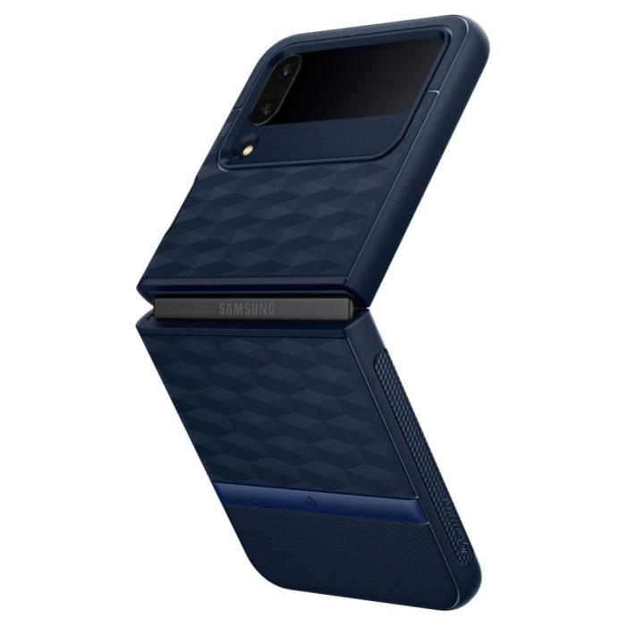 Bild 6, Spigen Caseology Samsung Galaxy Z Flip 4 Skal Parallax Blå