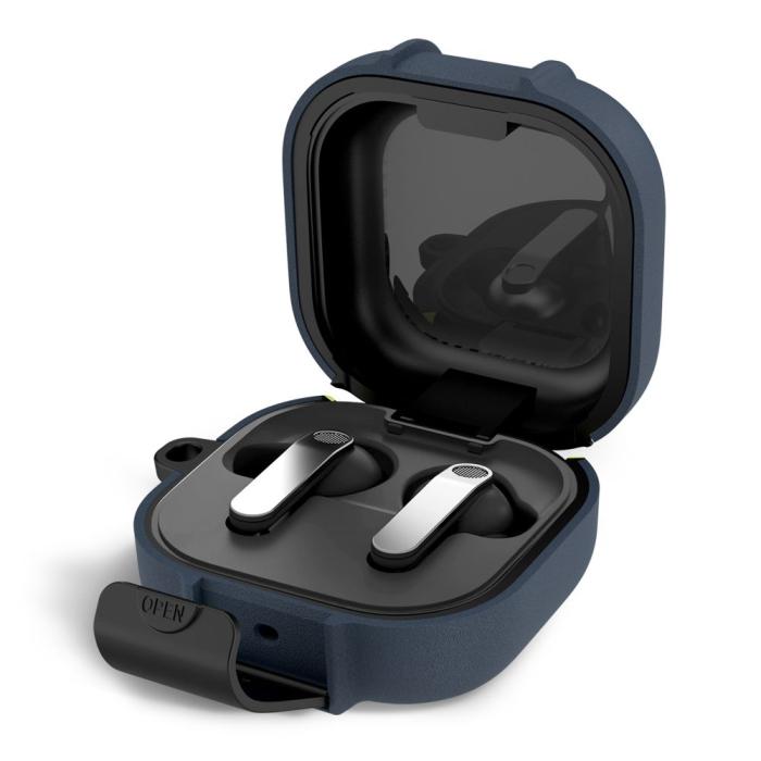 Bild 3, Tech-Protect Galaxy Buds 4 / 4 Pro Skal Slim Hook Fluffy Blue