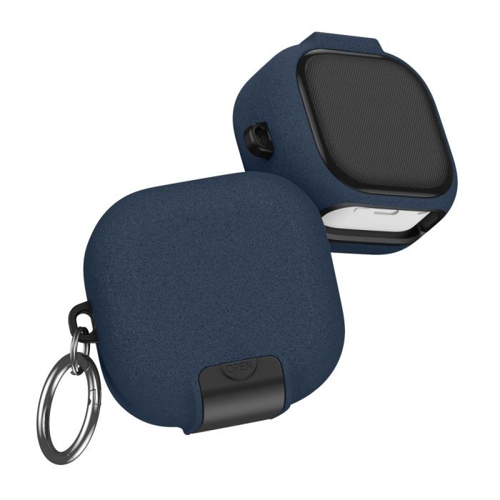 Bild 6, Tech-Protect Galaxy Buds 4 / 4 Pro Skal Slim Hook Fluffy Blue