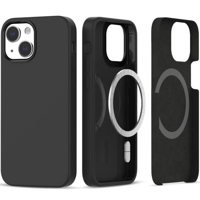 Bild 1, Tech-Protect iPhone 14/13 Skal MagSafe Silikon Svart