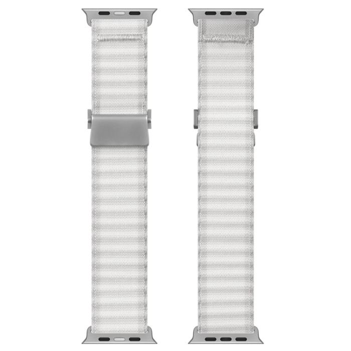 Bild 2, DUX DUCIS Apple Watch 38/40/41/42 mm Armband Nylon Vit