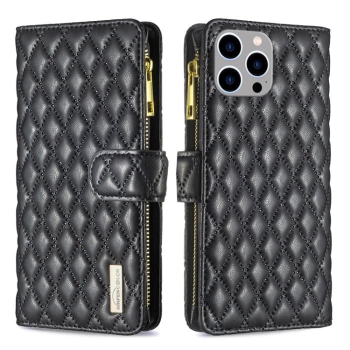 Bild 1, iPhone 15 Pro Max Fodral Diamond Multifunktionell Svart