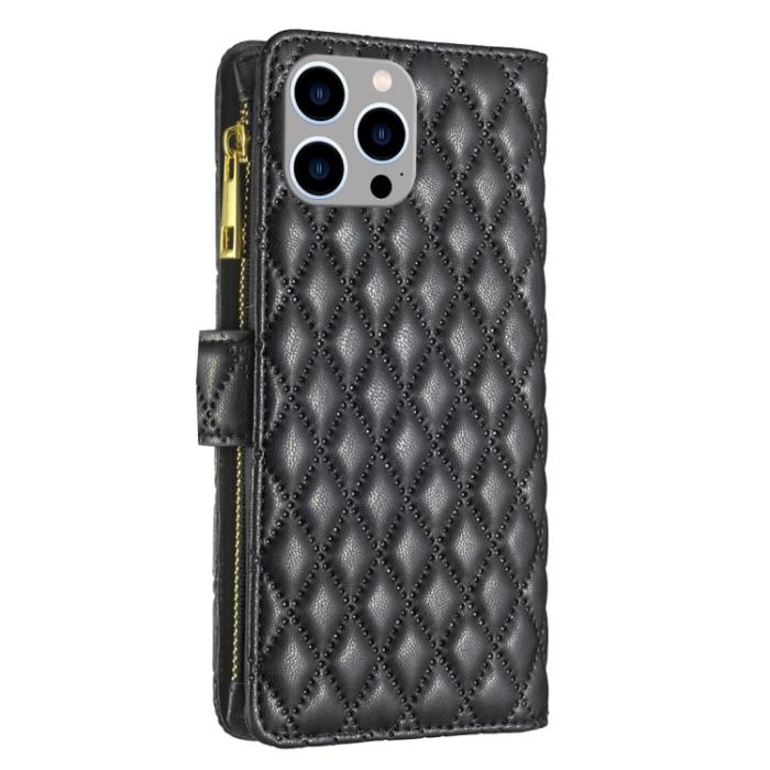 Bild 3, iPhone 15 Pro Max Fodral Diamond Multifunktionell Svart