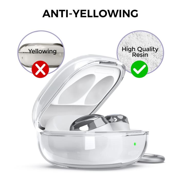 Bild 5, AHASTYLE Galaxy Buds 2/2 Pro/Pro/Live Skal TPU Svart