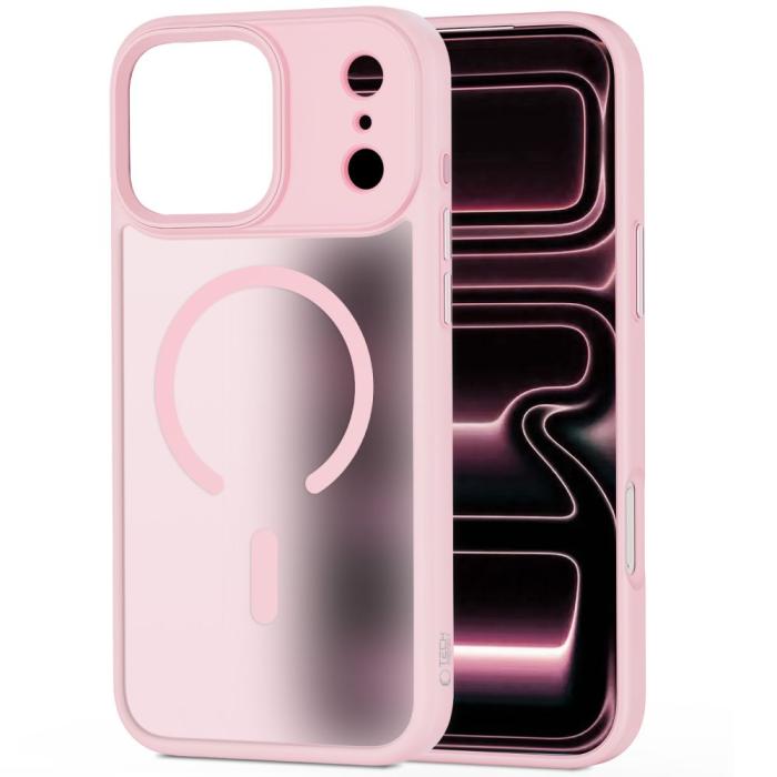Bild 2, Tech-Protect iPhone 17 Pro Max Skal MagSafe MagMat Rosa
