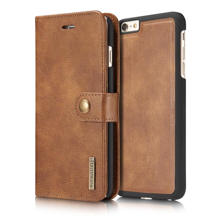 Bild 2, iPhone 6/6S - DG.MING 2in1 Magnet Fodral - Brun