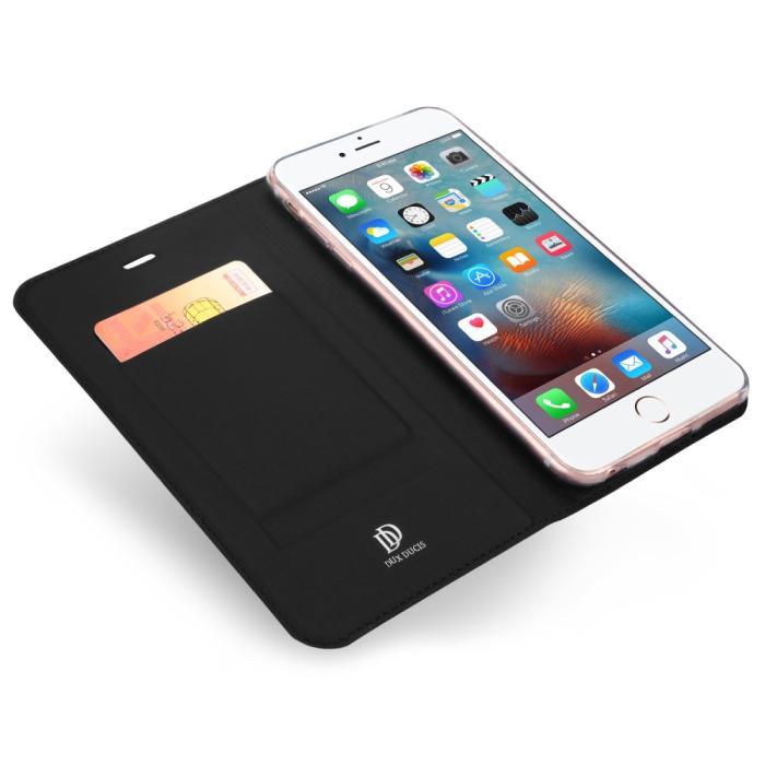Bild 5, iPhone 6/6S Plus - DUX DUCIS Skin Pro Fodral - Svart