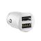 Baseus Grain Billaddare Dubbel-USB 3.1A - Vit