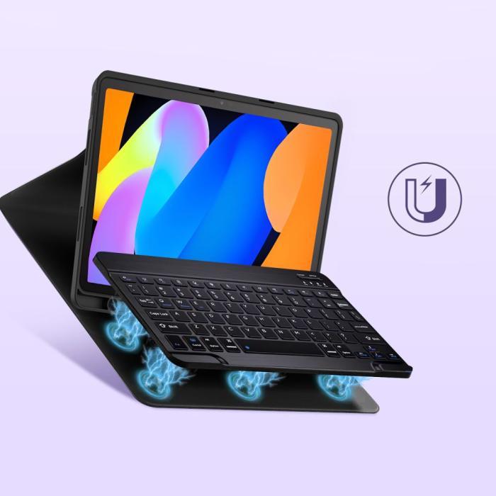 Bild 5, Tech-Protect Lenovo Idea Tab 11 Fodral SmartCase Tangentbord Svart