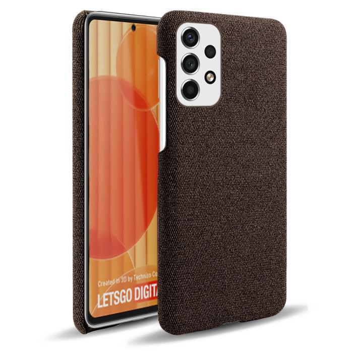 Bild 1, Samsung Galaxy A53 5G Skal Tygbelagt Brun