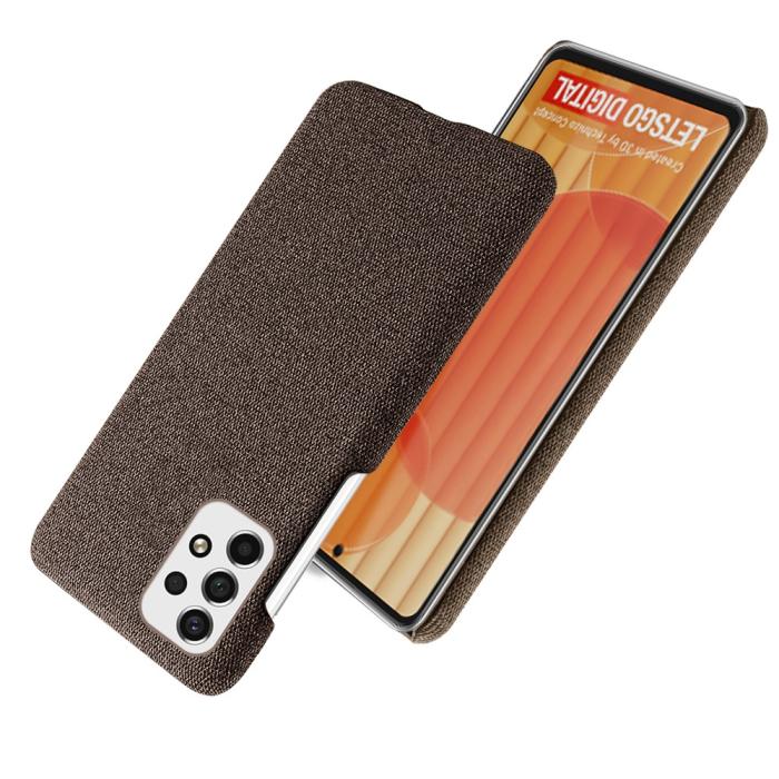Bild 2, Samsung Galaxy A53 5G Skal Tygbelagt Brun