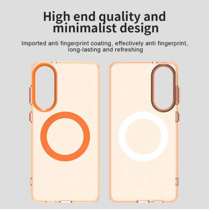 Bild 3, Samsung Galaxy S25 Edge Skal MagSafe Slim Matt Orange