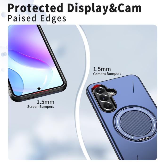 Bild 4, Samsung Galaxy A27 5G Skal Magsafe Kickstand Blå