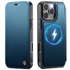CASEME iPhone 16 Pro Skal RFID Pl&aring;nbok Bl&aring;