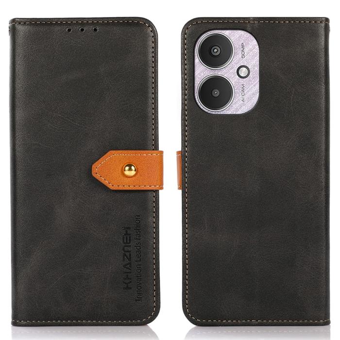 Bild 1, KHAZNEH Xiaomi Redmi 13C 4G Fodral Dual-Color Svart