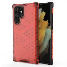 Samsung Galaxy S22 Ultra Skal Armor Honeycomb Röd