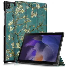 Samsung Galaxy Tab A8 10.5 (2021) Fodral Tri-Fold Peach Blossom