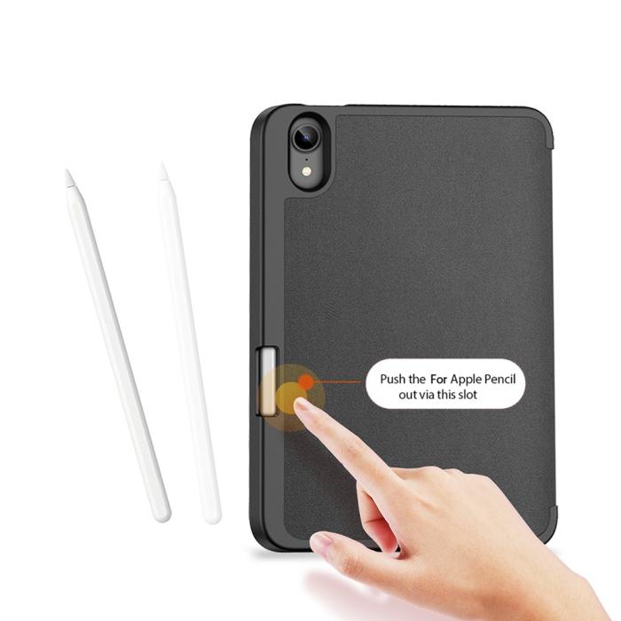 Bild 2, DUX DUCIS iPad Mini 2024/2021 Fodral DOMO Pennhållare Svart