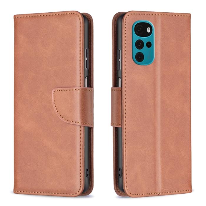 Bild 2, Motorola Moto G22 Fodral Shark Solid Brun