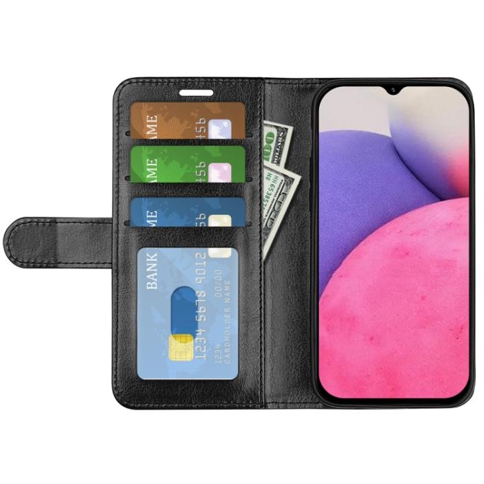 Bild 4, Samsung Galaxy A33 5G Fodral Läder Svart